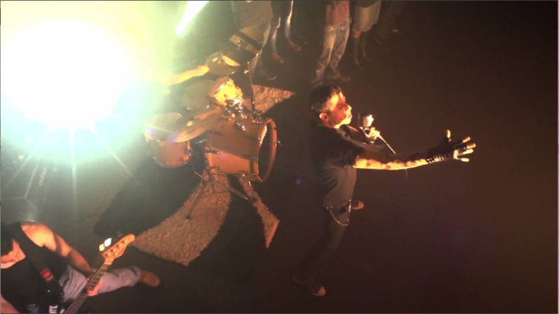 Musikvideodreh im Universum Kino in Landau