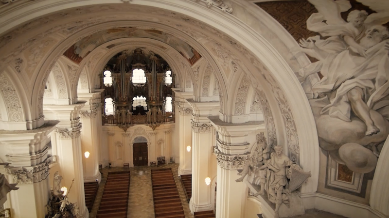 neuer Beispielfilm online! Innenaufnahmen der Basilika Weingarten